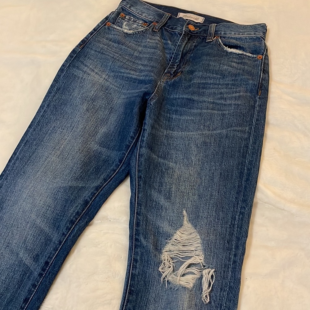 Madewell Destructed Denim Jeans Size 25
